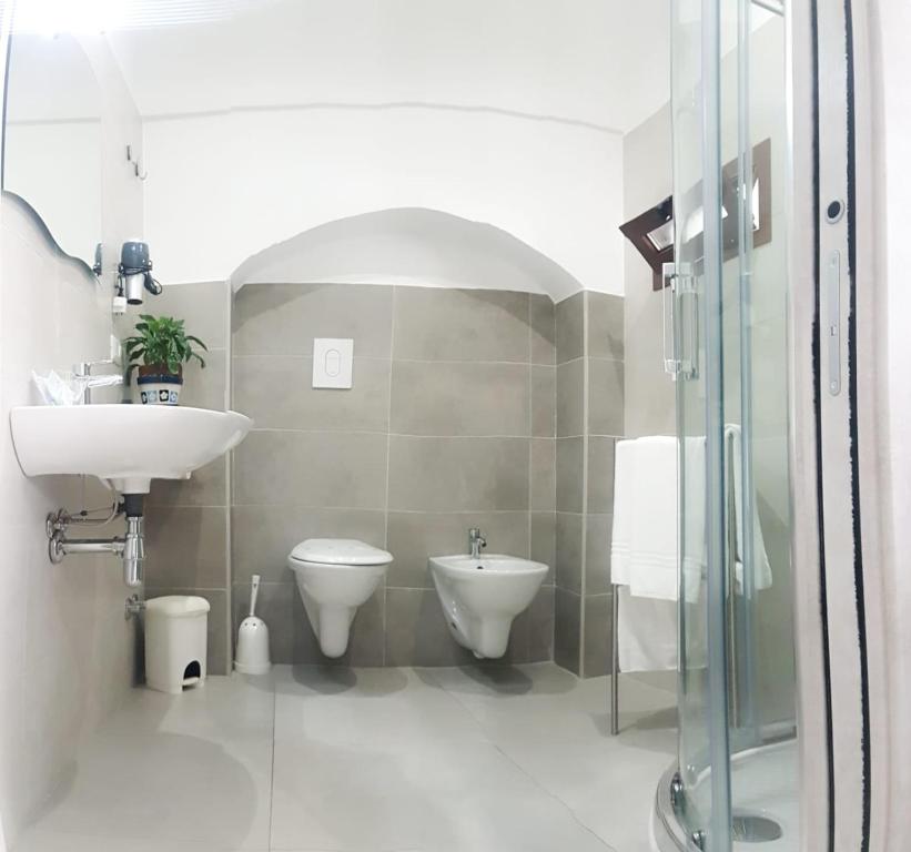 Koupelna v ubytování B&B Dolce Idea