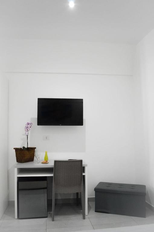 TV a/nebo společenská místnost v ubytování B&B Dolce Idea