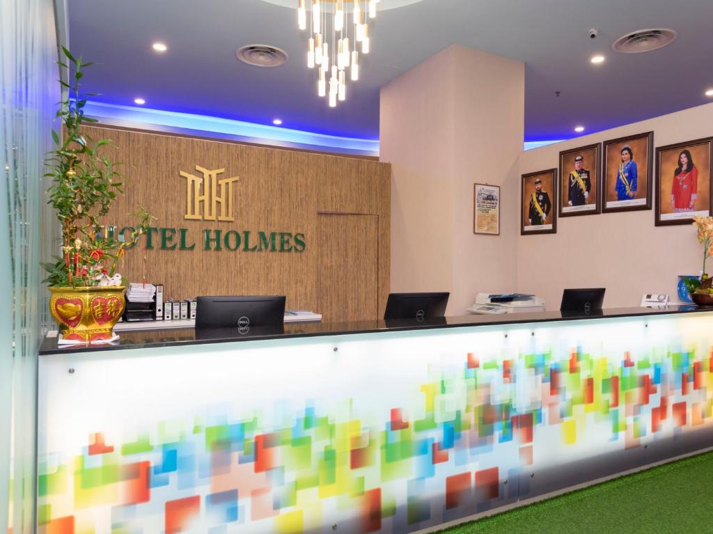 Vstupní hala nebo recepce v ubytování Hotel Holmes Gp