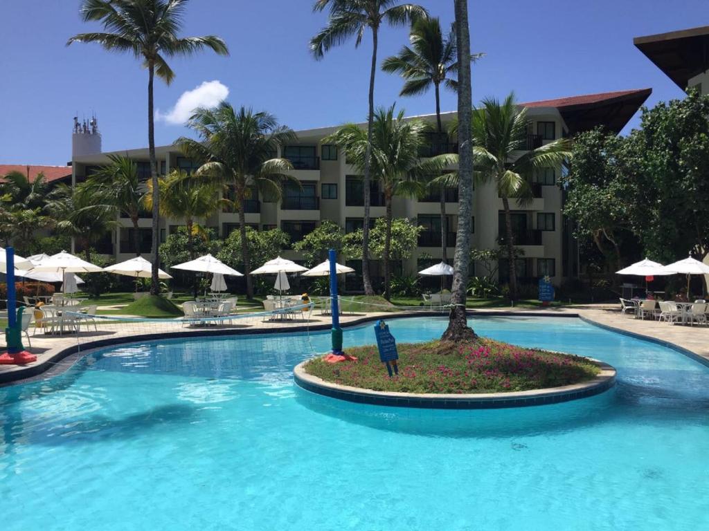  Flat no Marulhos Resort na praia Muro Alto