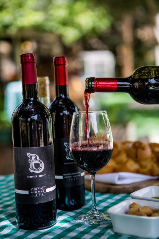 Nápoje v ubytování Berenice Winery Hotel