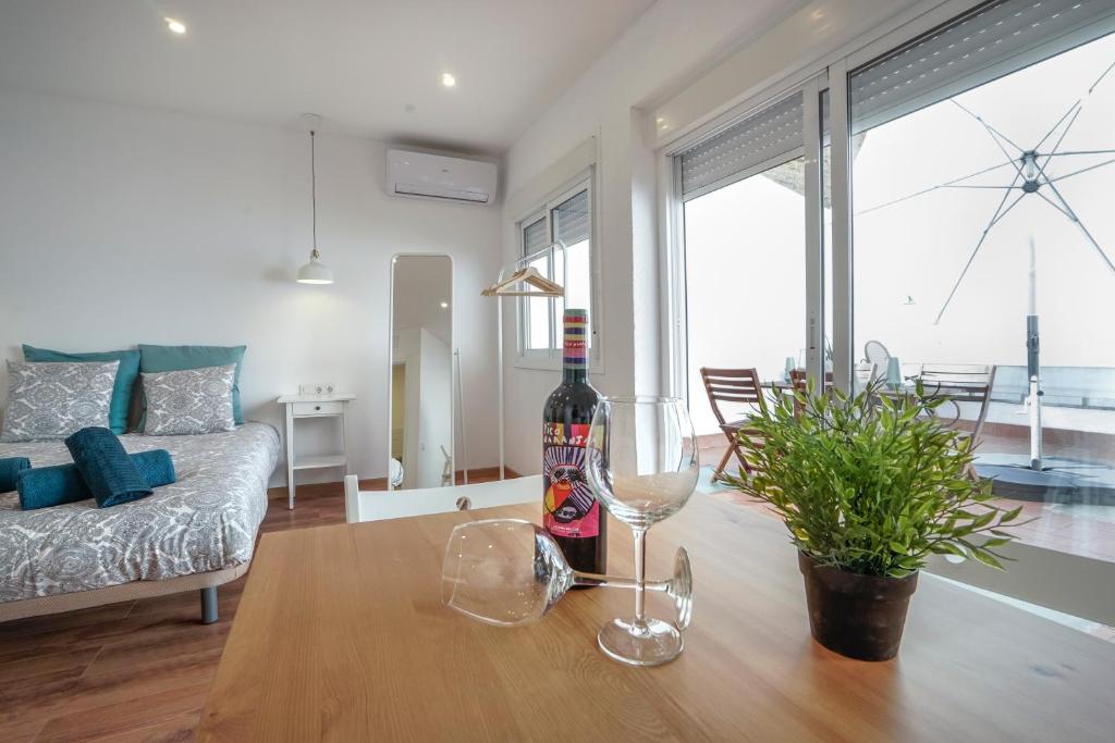 Posezení v ubytování Hotelito Boutique Cinca