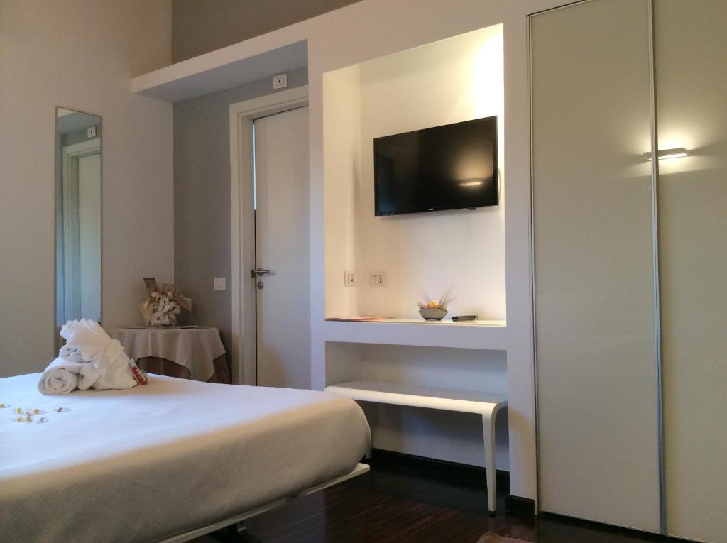 Postel nebo postele na pokoji v ubytování 15.92 Hotel