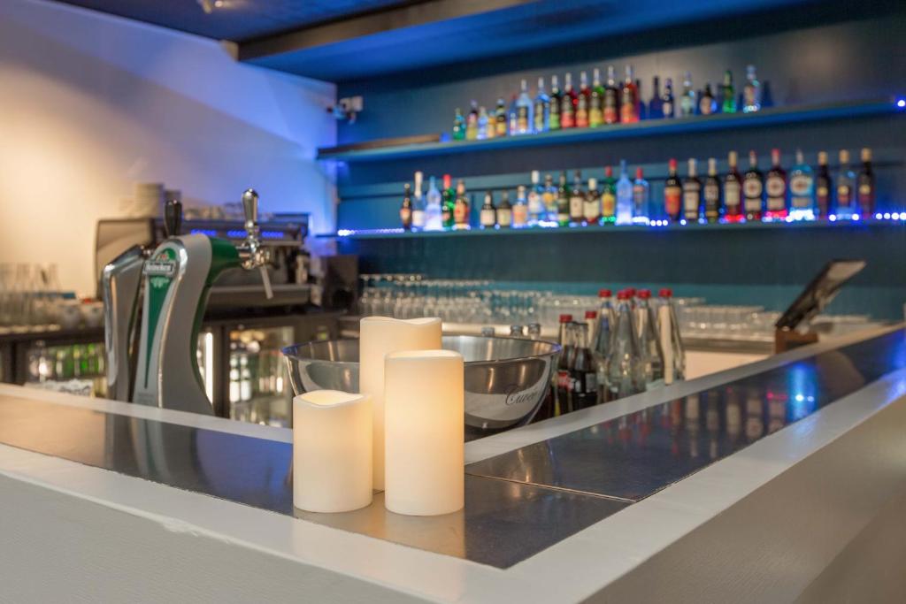Lounge nebo bar v ubytování Appart'City Classic Lyon Part-Dieu
