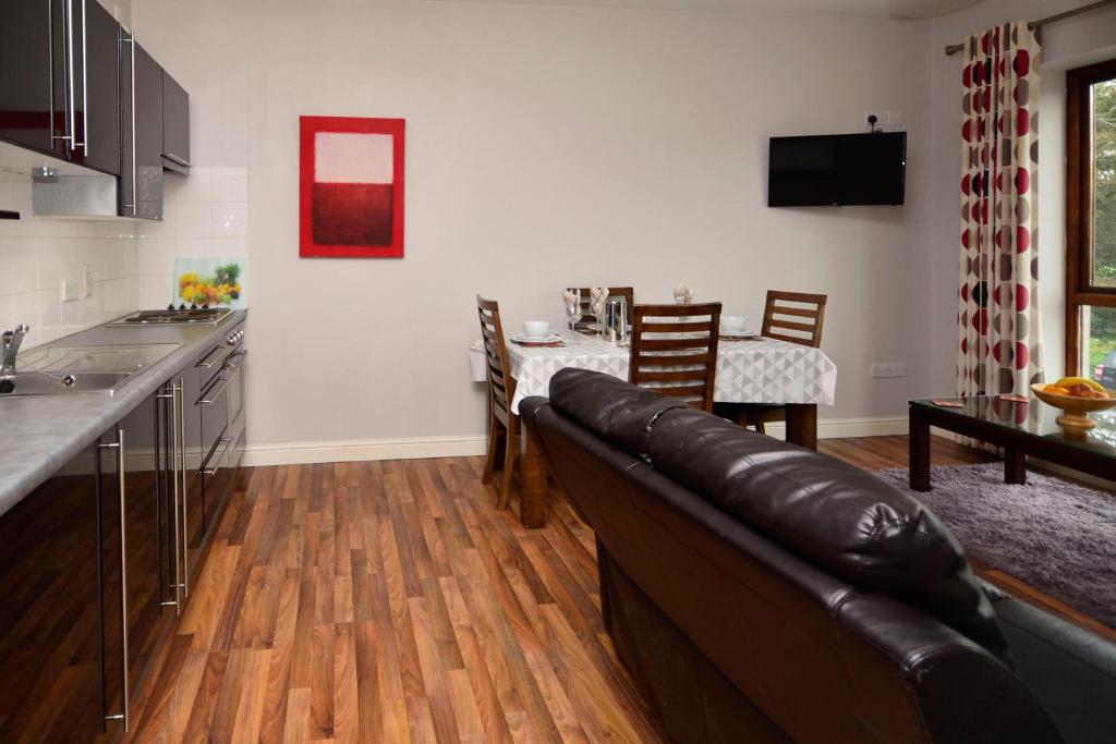 Kuchyň nebo kuchyňský kout v ubytování Apartment 706 Letterfrack