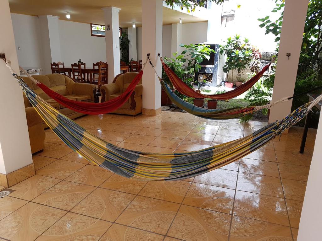 Posezení v ubytování Hostal Cerro Azul