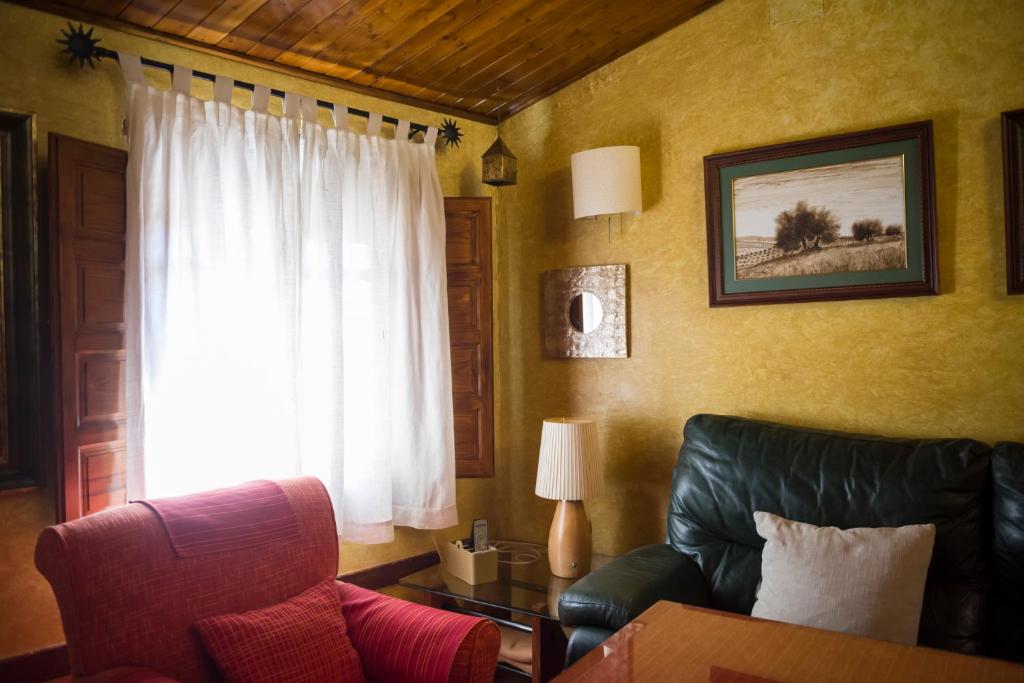 Posezení v ubytování Casa Las Cadenas