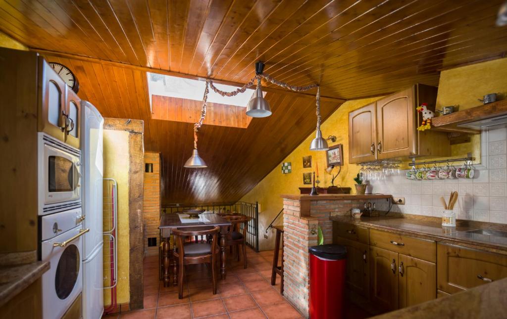 Kuchyň nebo kuchyňský kout v ubytování Casa Las Cadenas