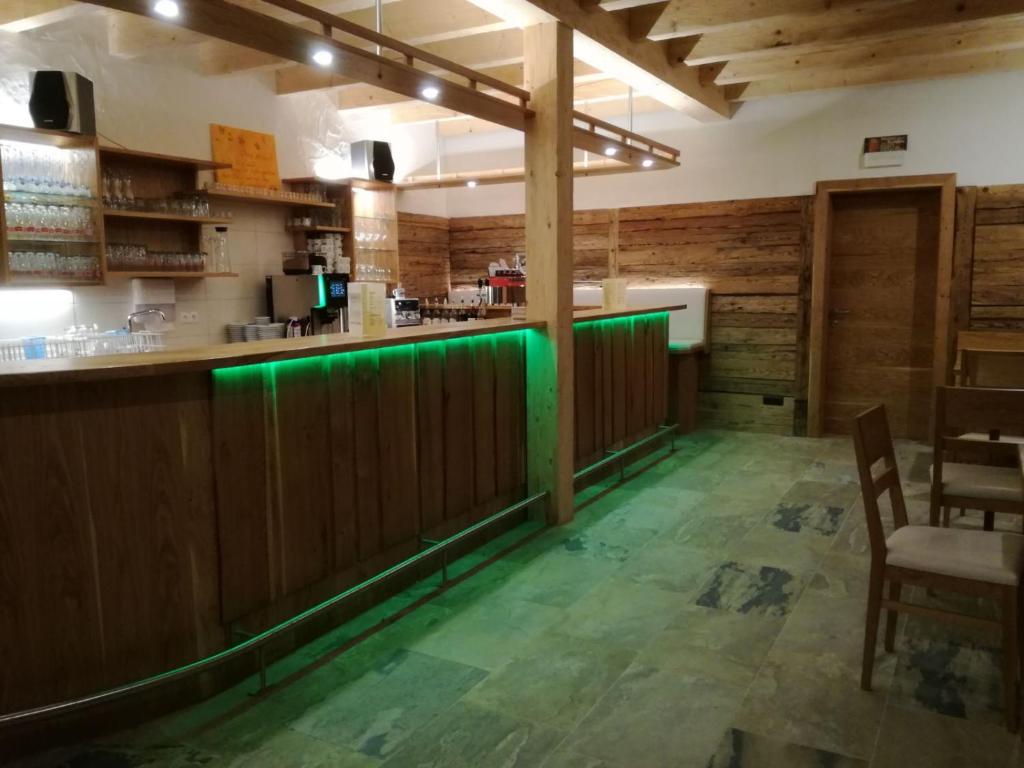 Eldhús eða eldhúskrókur á Wieser Hütte