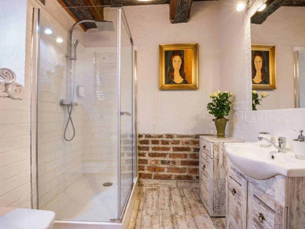 Kúpeľňa v ubytovaní Apartamenty Molus na Rynku Staromiejskim