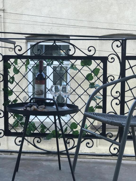 Balkón nebo terasa v ubytování Guest House Story