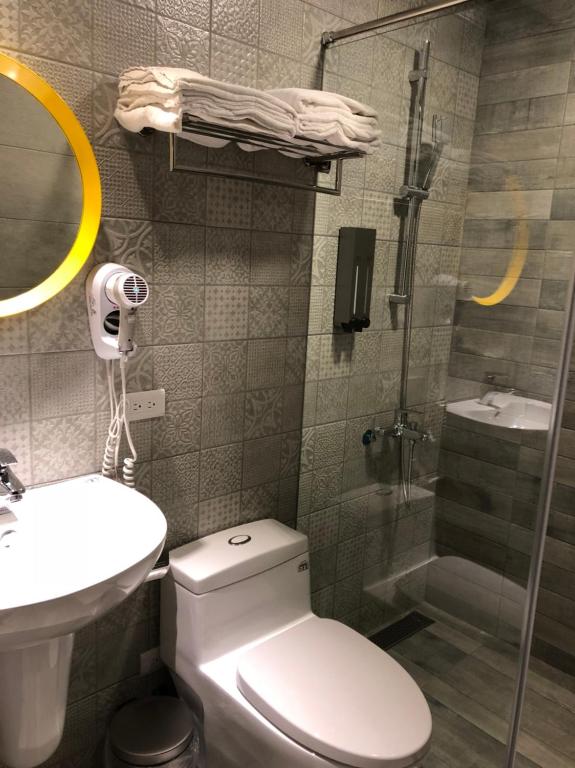 Koupelna v ubytování Jiufen HappyLand B&B