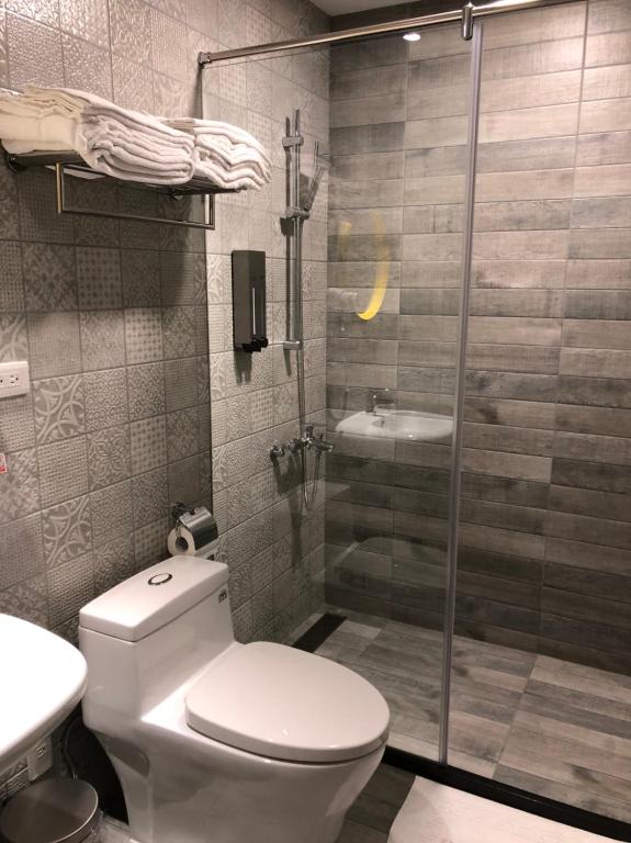 Koupelna v ubytování Jiufen HappyLand B&B