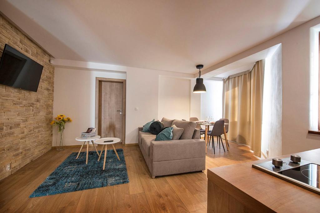 Posezení v ubytování Villa Bellevue Wellness