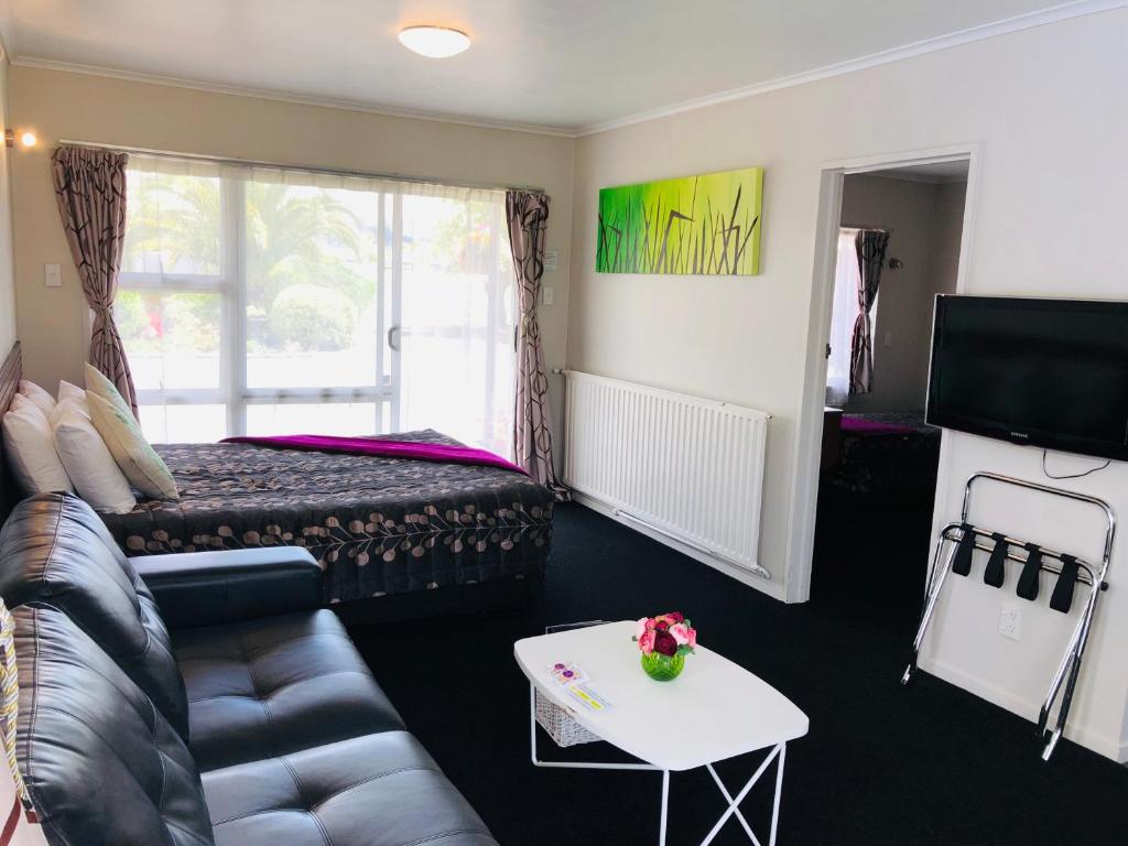 Red Rock Thermal Motel - Mineral Pool - Resim 6