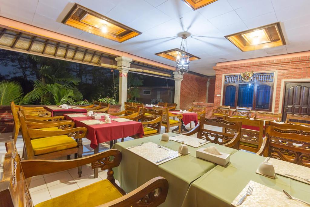 Restaurace v ubytování Garden View Ubud