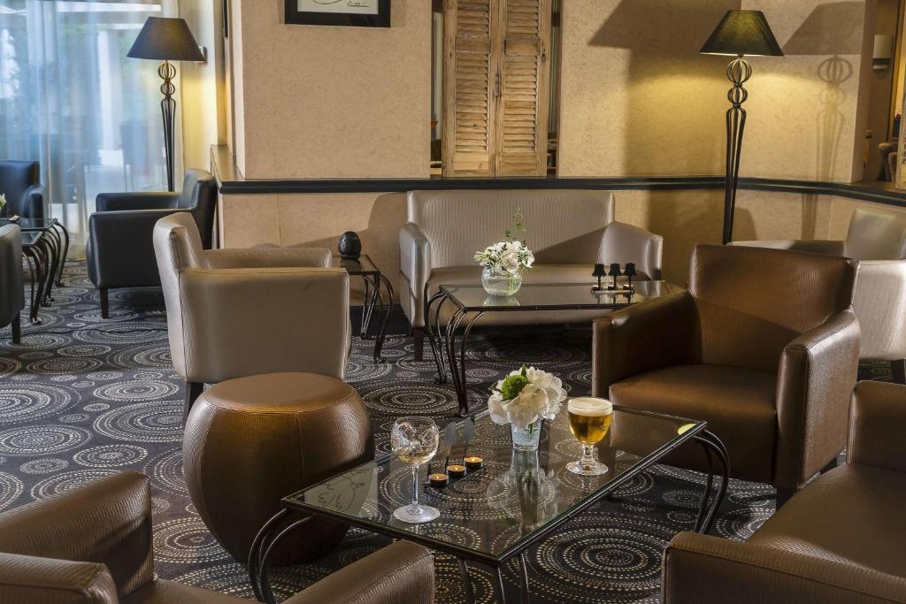 Posezení v ubytování Best Western PLUS Elixir Grasse
