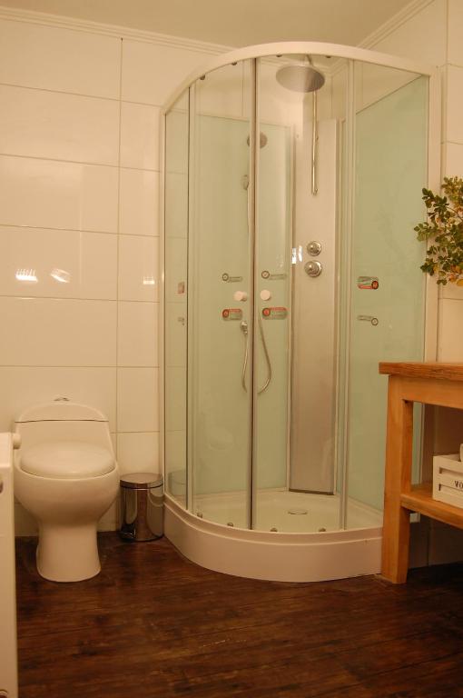 Koupelna v ubytování Hotel Alto Nevados
