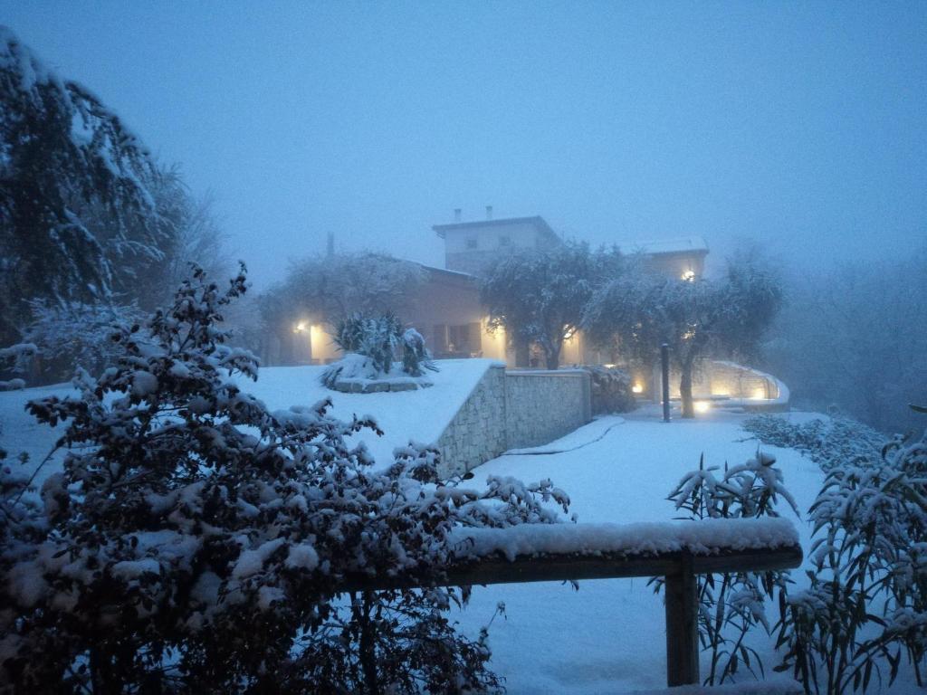 Relais Colle San Giorgio v zimě