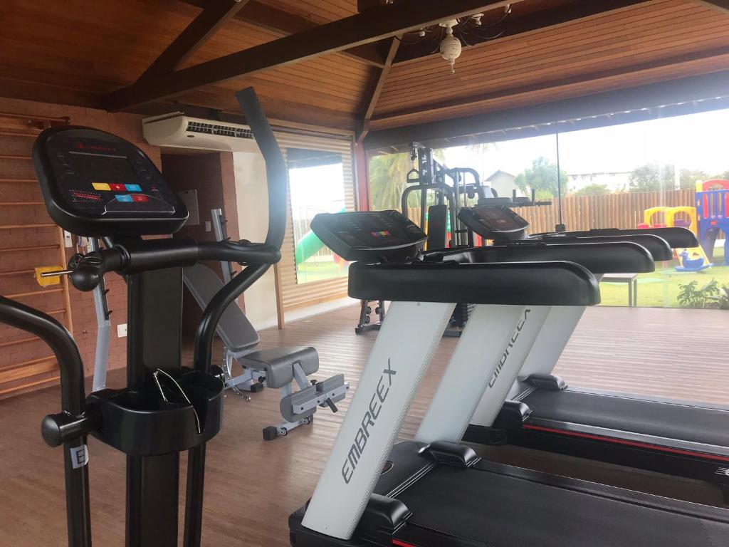 Fitness centrum a/nebo fitness zařízení v ubytování Bali Bahia Itacimirim