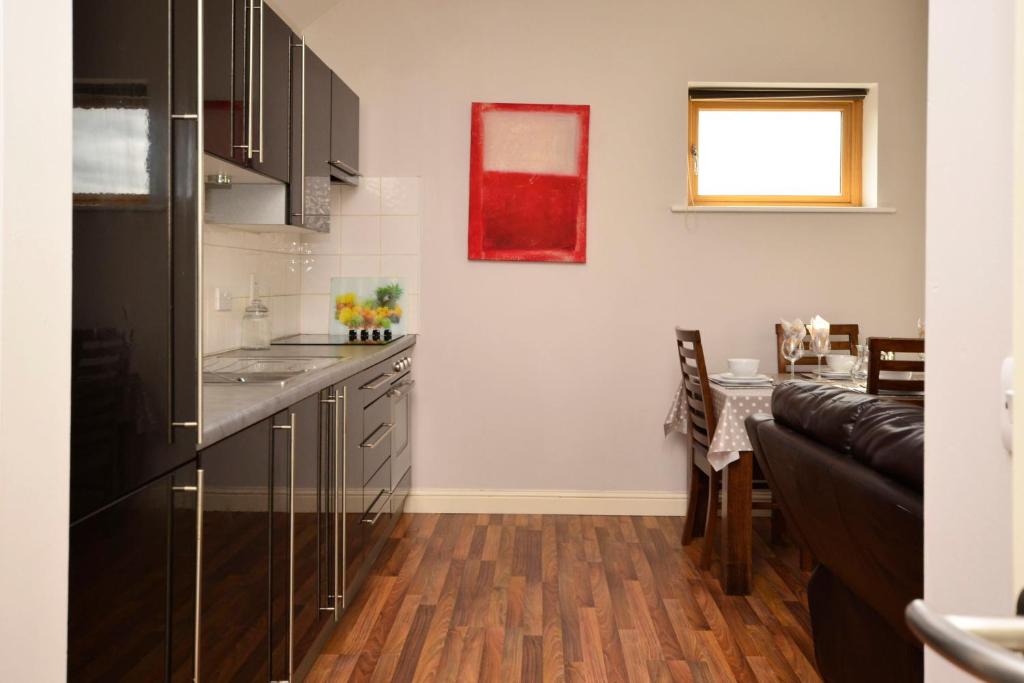 Kuchyň nebo kuchyňský kout v ubytování Apartment 705 Letterfrack