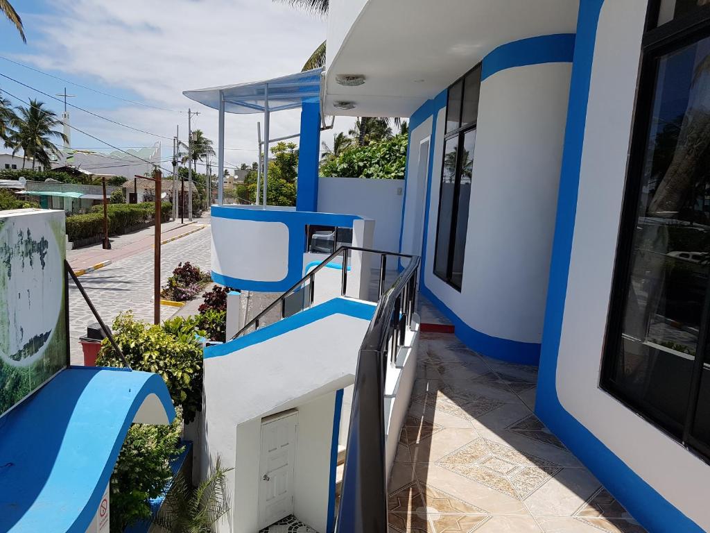 Balkón nebo terasa v ubytování Hostal Cerro Azul