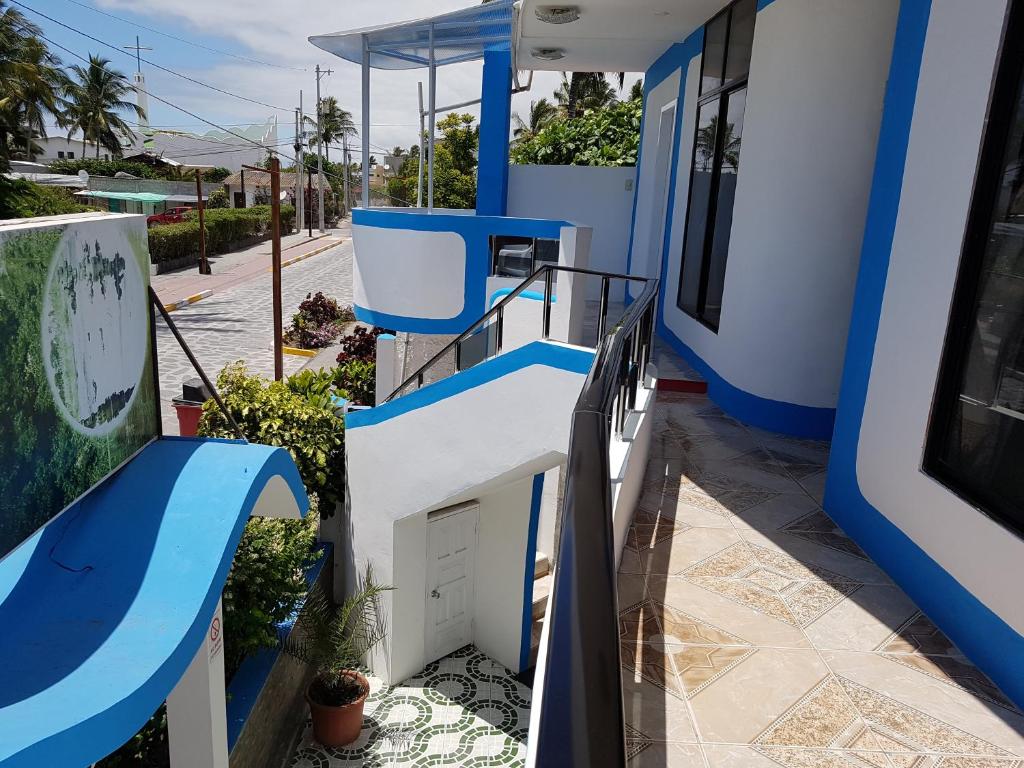 Balkón nebo terasa v ubytování Hostal Cerro Azul