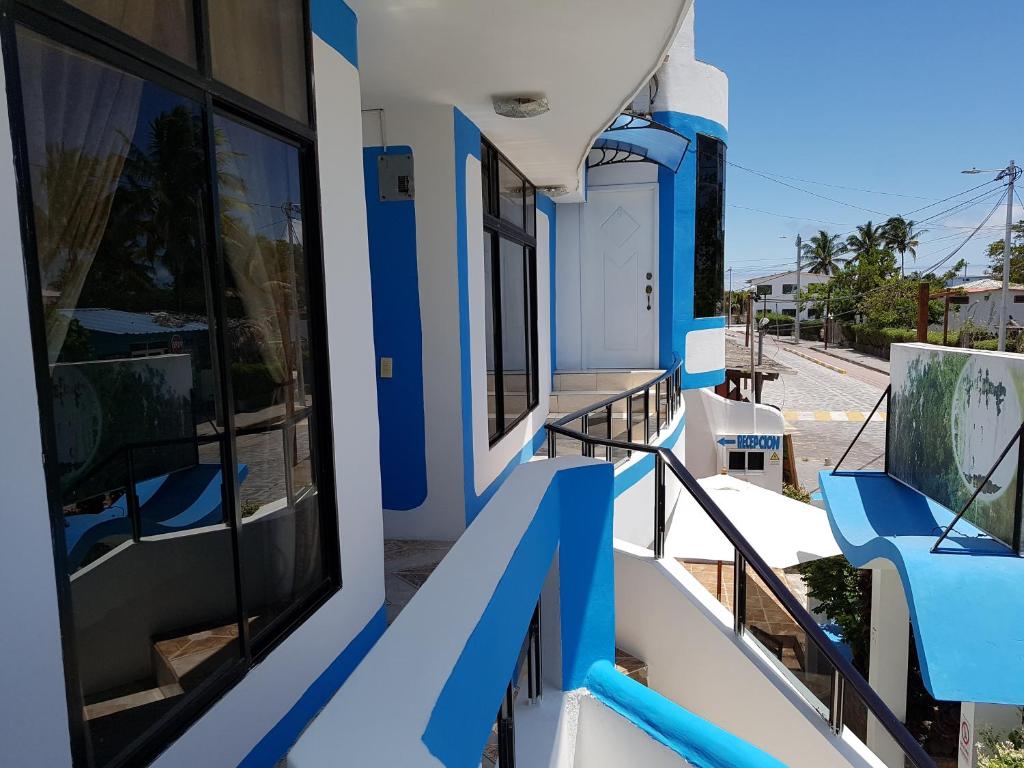 Balkón nebo terasa v ubytování Hostal Cerro Azul