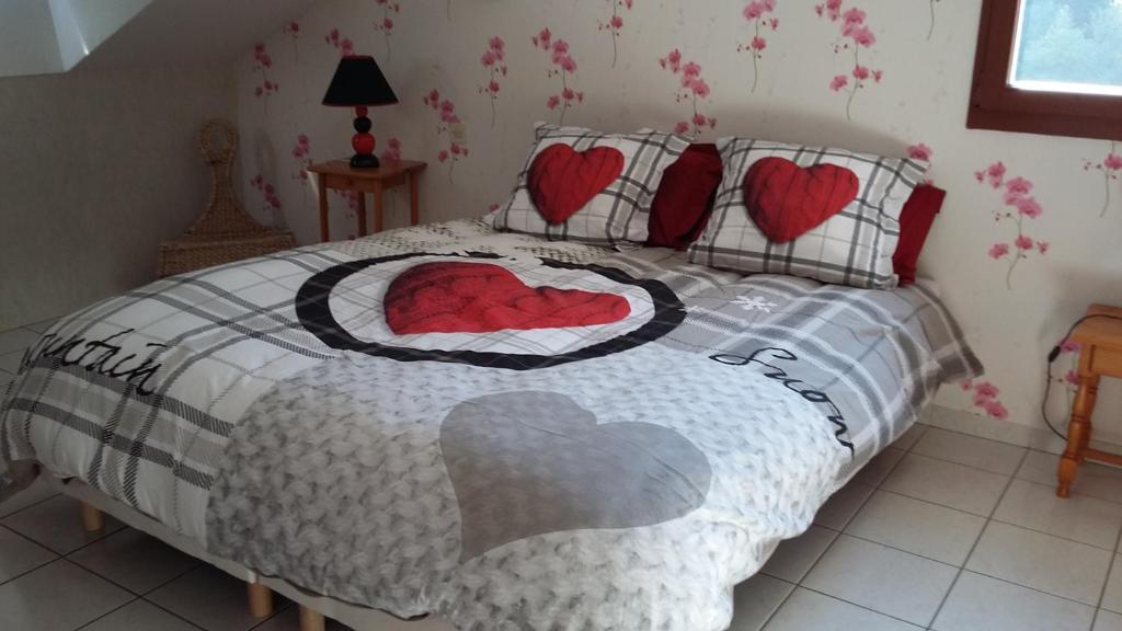 Postel nebo postele na pokoji v ubytování Chticabane