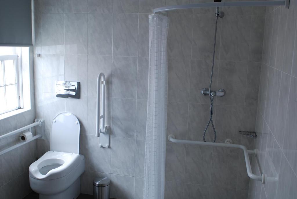 Koupelna v ubytování Hotel Branco I