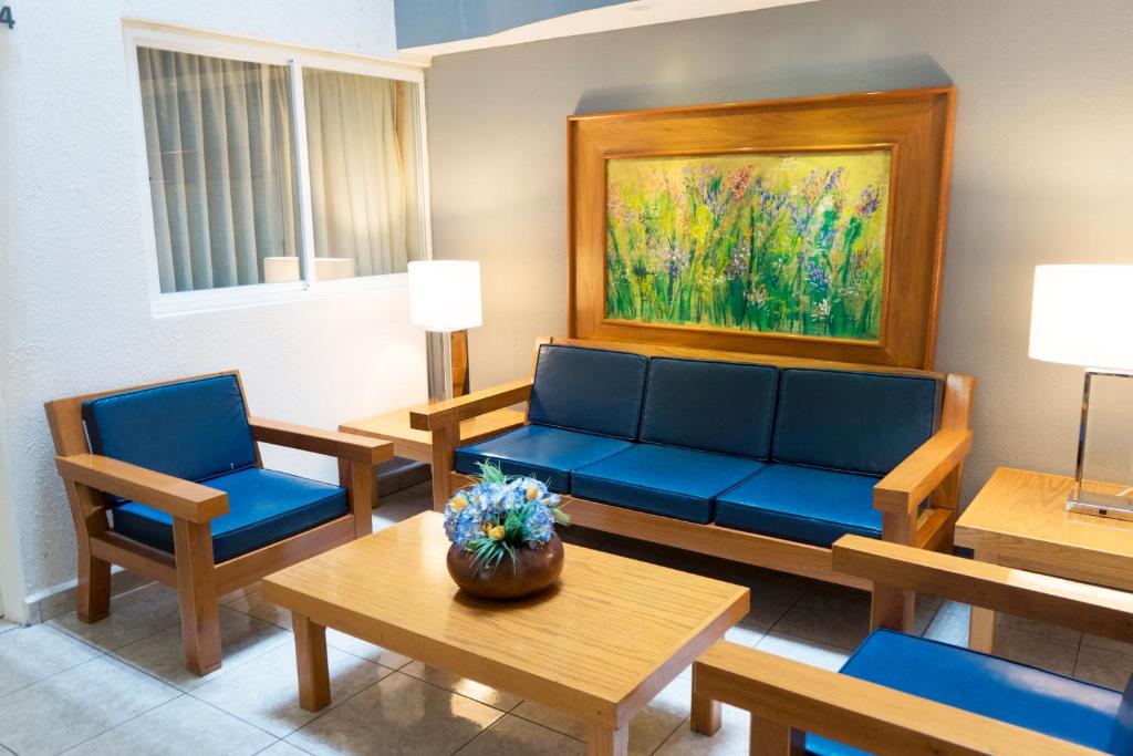 Posezení v ubytování Hotel Qualitel Plus