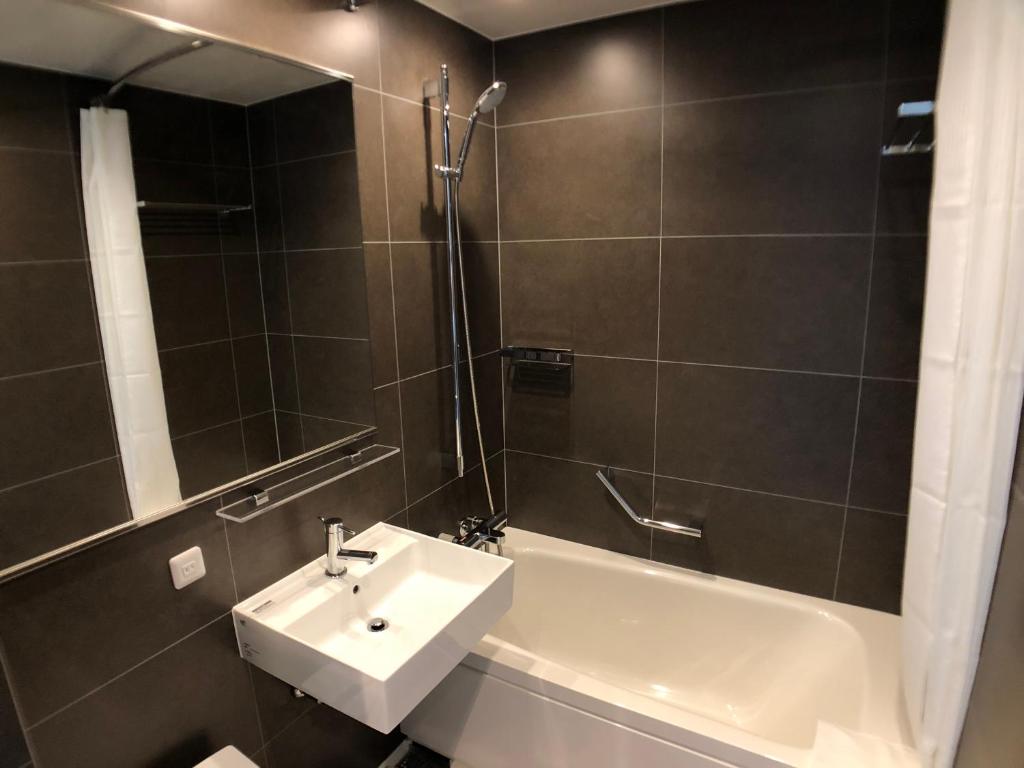 Koupelna v ubytování Hotel Keihan Tsukiji Ginza Grande