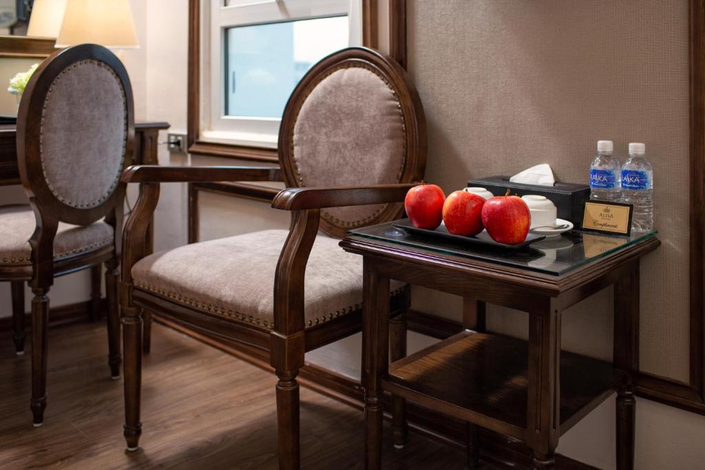Posezení v ubytování Alisa Hotel & Spa