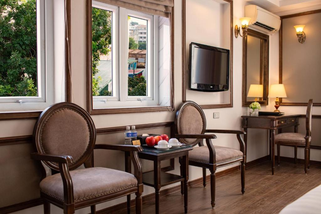 TV a/nebo společenská místnost v ubytování Alisa Hotel & Spa