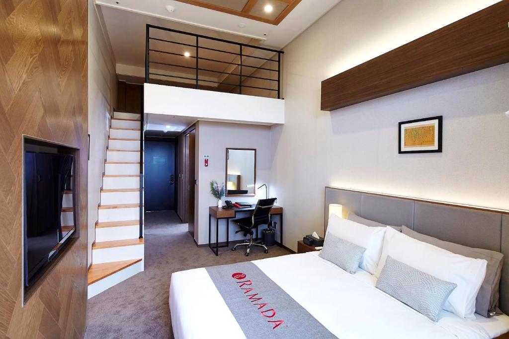 Pyeongchang Ramada Hotel & Suite by Wyndham - Salle Double Standard - Accès à La Mobilité