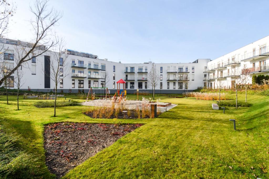 Vonkajšia záhrada v ubytovaní Exclusive Trendy Apartments