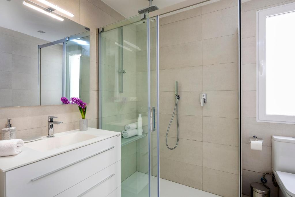 Kúpeľňa v ubytovaní Genteel Home Recogidas
