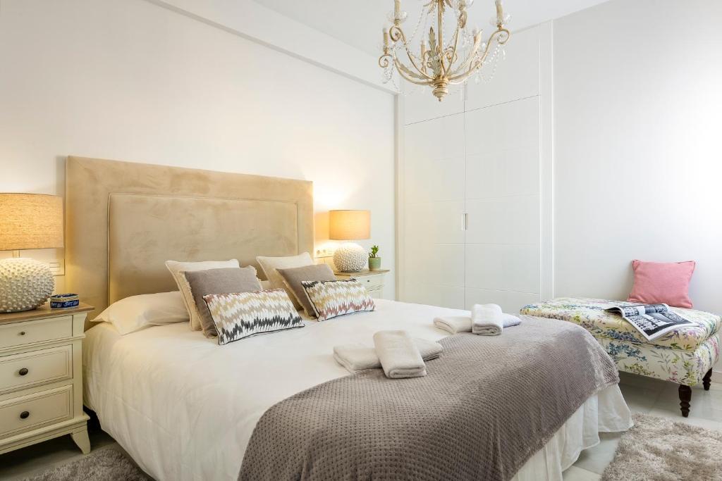 Posteľ alebo postele v izbe v ubytovaní Genteel Home Recogidas