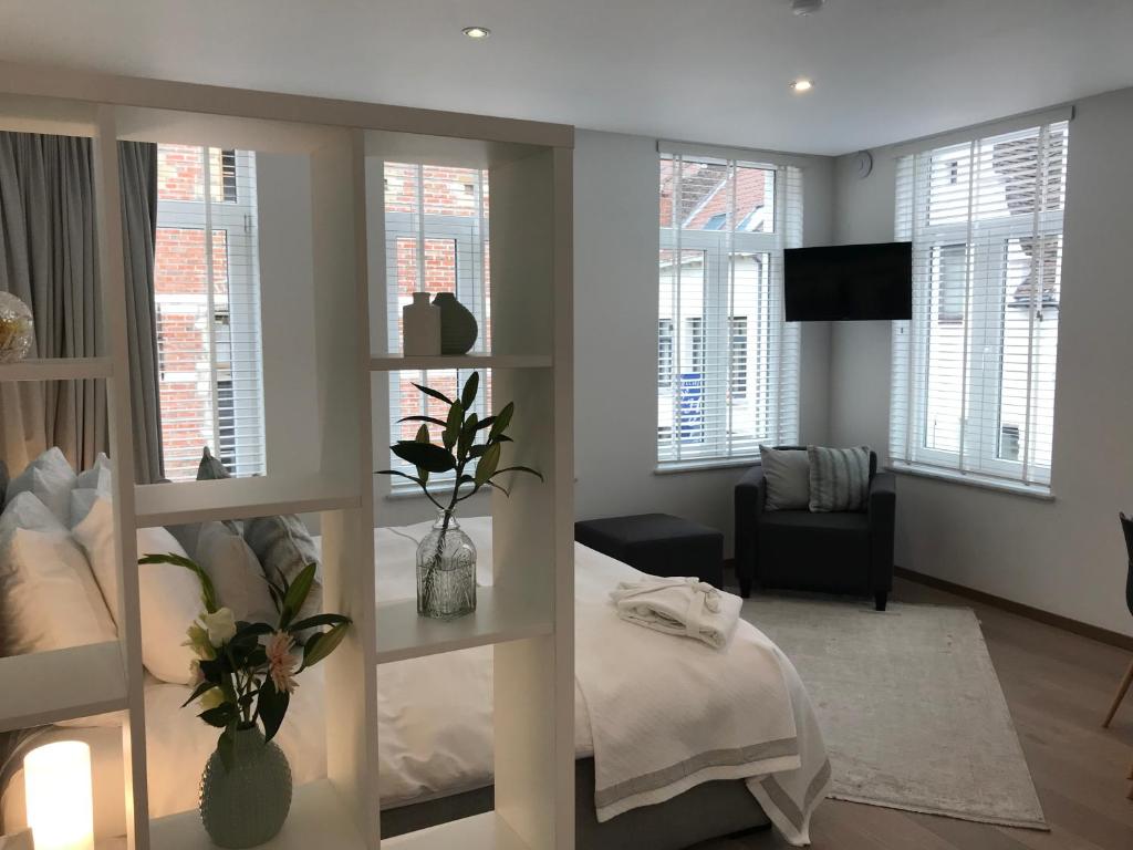 Posezení v ubytování Antwerp Business Suites