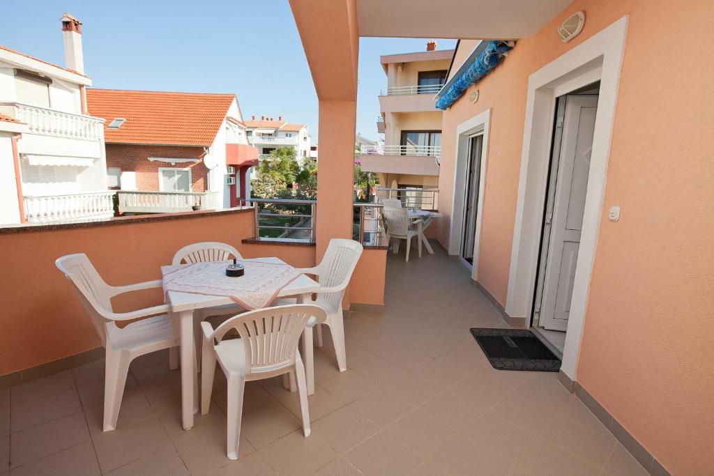 Balkón alebo terasa v ubytovaní Apartmani Stipe