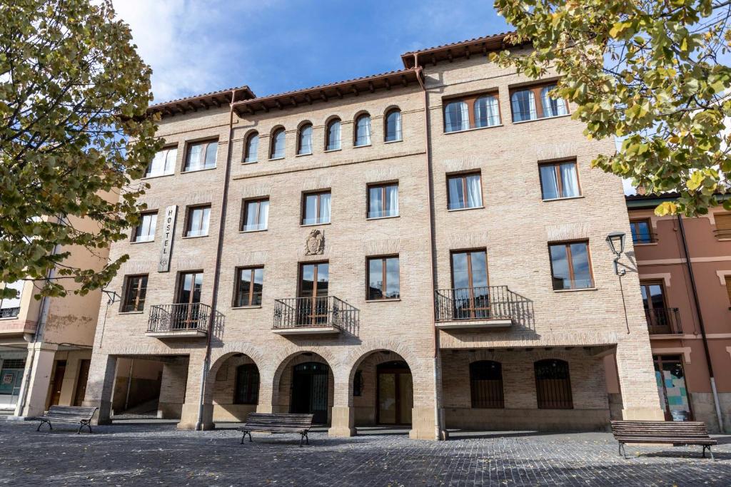Edificio en el que se encuentra el albergue