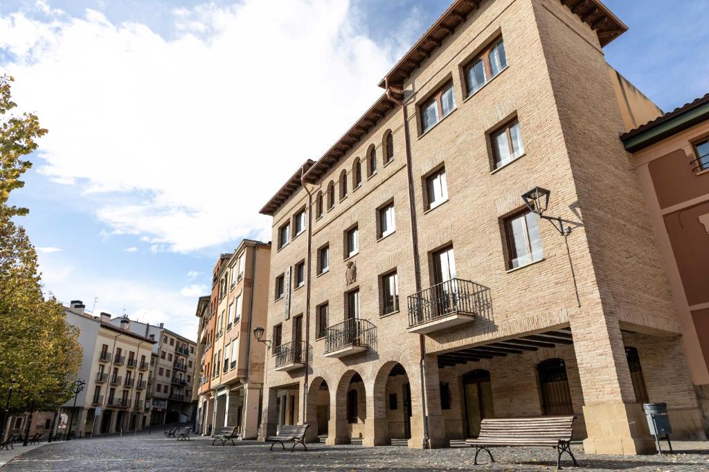Edificio en el que se encuentra el albergue