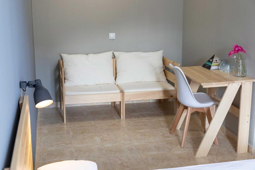 Zona de estar de Alda Estella Hostel