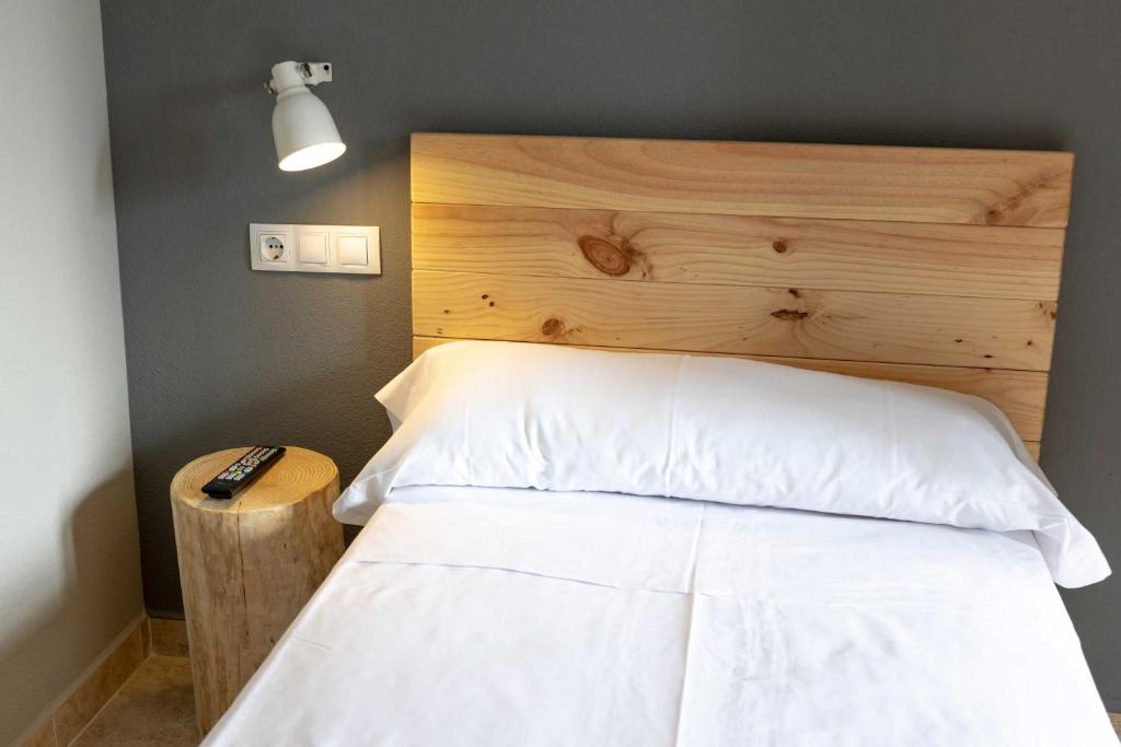 Cama o camas de una habitación en Alda Estella Hostel