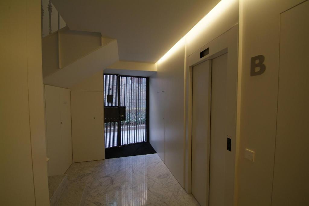 Postel nebo postele na pokoji v ubytování Beautifully furnished luxury apartment in Barri Vell, Girona