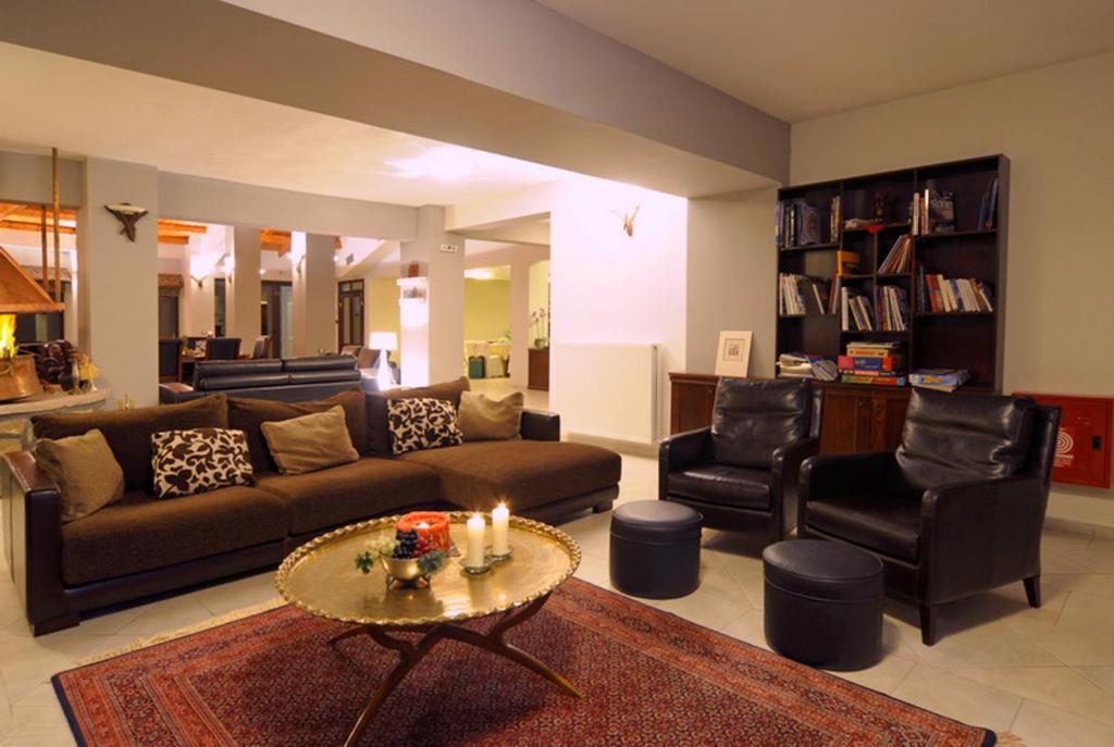 Posezení v ubytování Hotel Mimallones