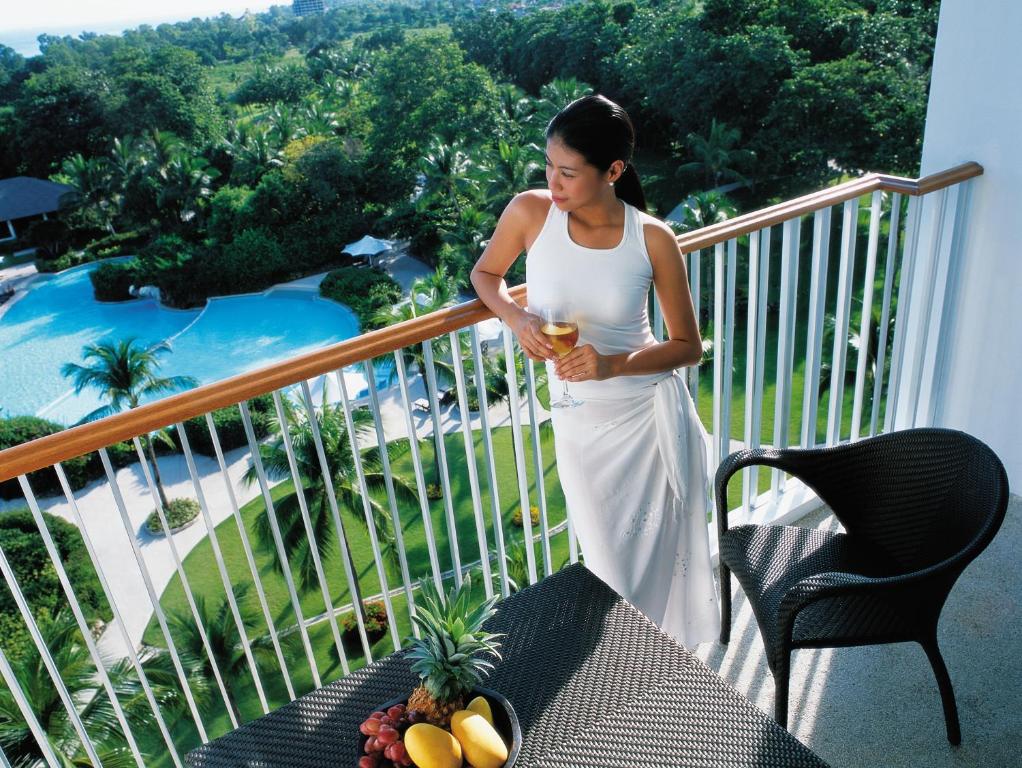 Balkón nebo terasa v ubytování Shangri-La Mactan, Cebu