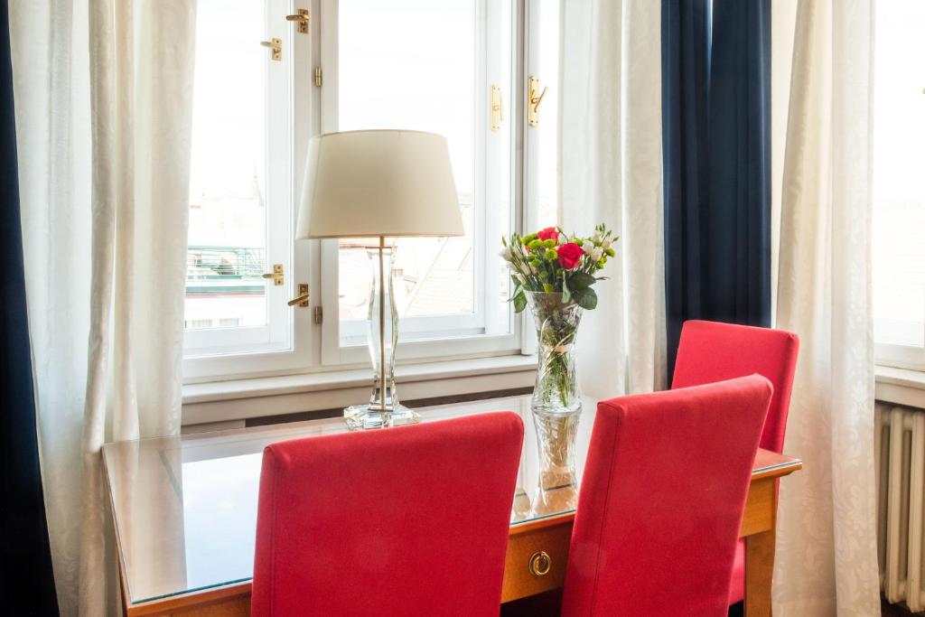 Posezení v ubytování Hotel Leon D´Oro