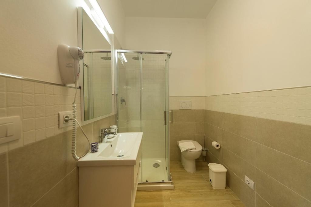 Koupelna v ubytování Podere Abbazia b&b