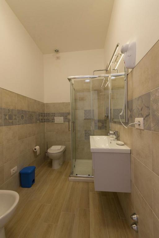 Koupelna v ubytování Podere Abbazia b&b